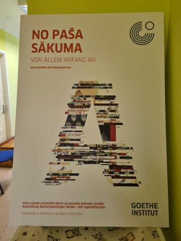 Izstāde "No paša sākuma" Ogresgala bibliotēkas telpās sadarbībā ar Gētes institūtu Rīgā